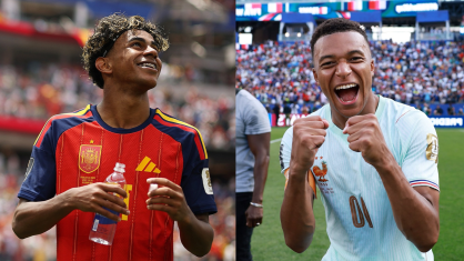 <img src="imagem.jpg" alt="Yamal e Mbappé">