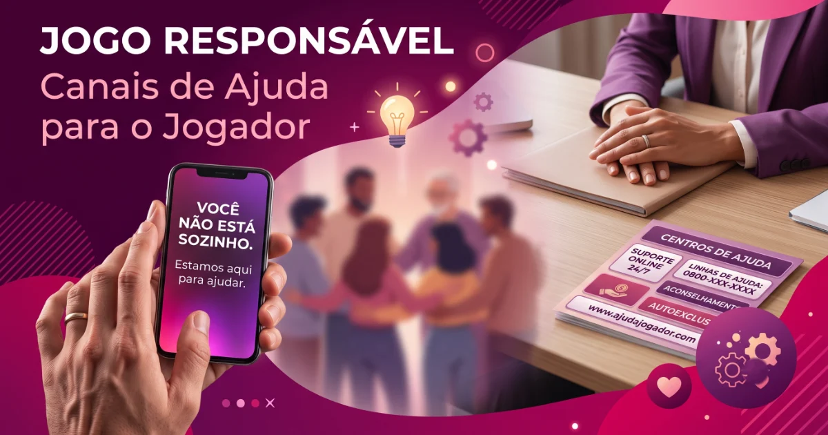 Jogo responsável: quais canais procurar quando as apostas deixam de ser diversão