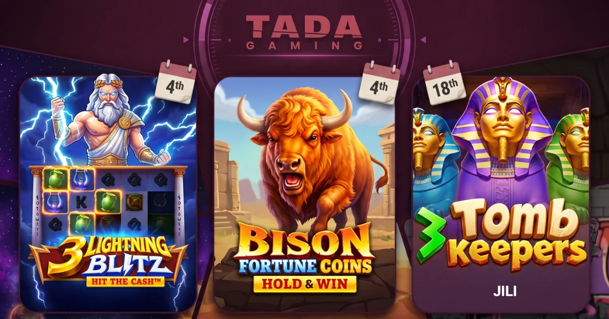 Novos jogos da TaDa Gaming chegam à BateuBet em agosto