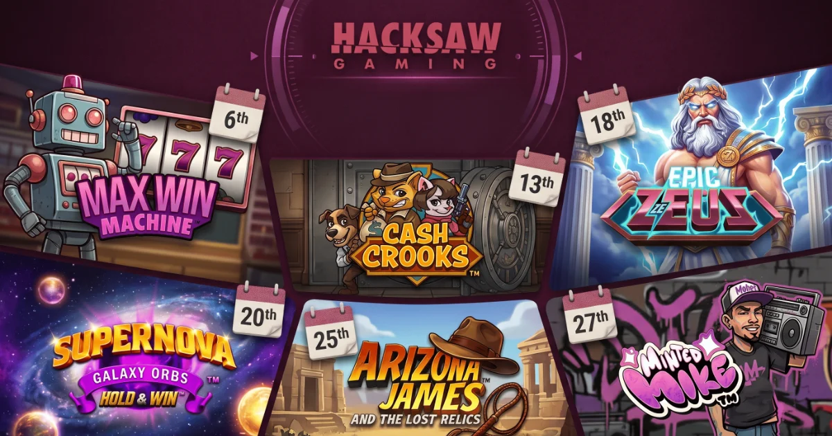 Novos jogos da Hacksaw chegam à BateuBet em agosto